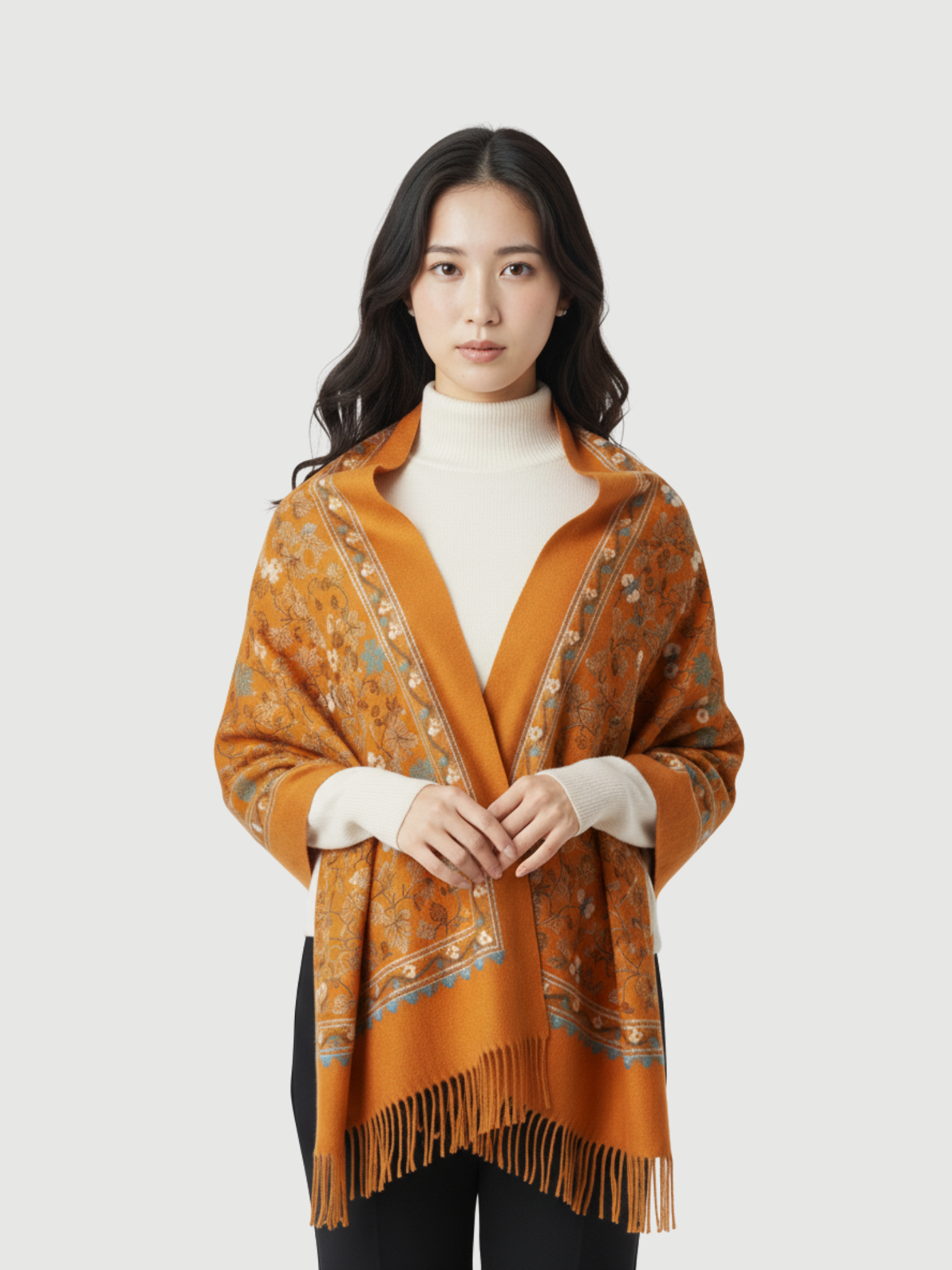 Tokyo Series Cashmere Shawl