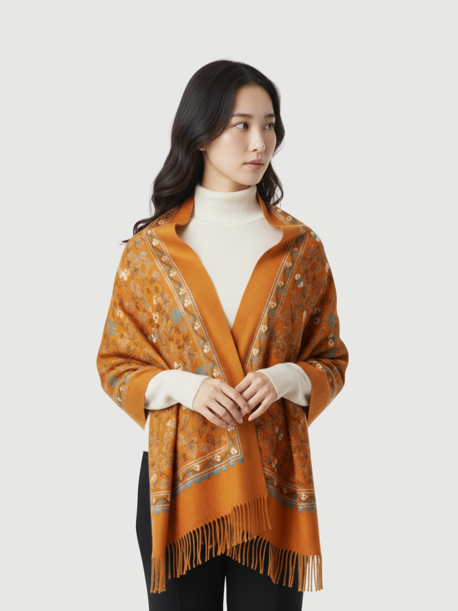 Tokyo Series Cashmere Shawl