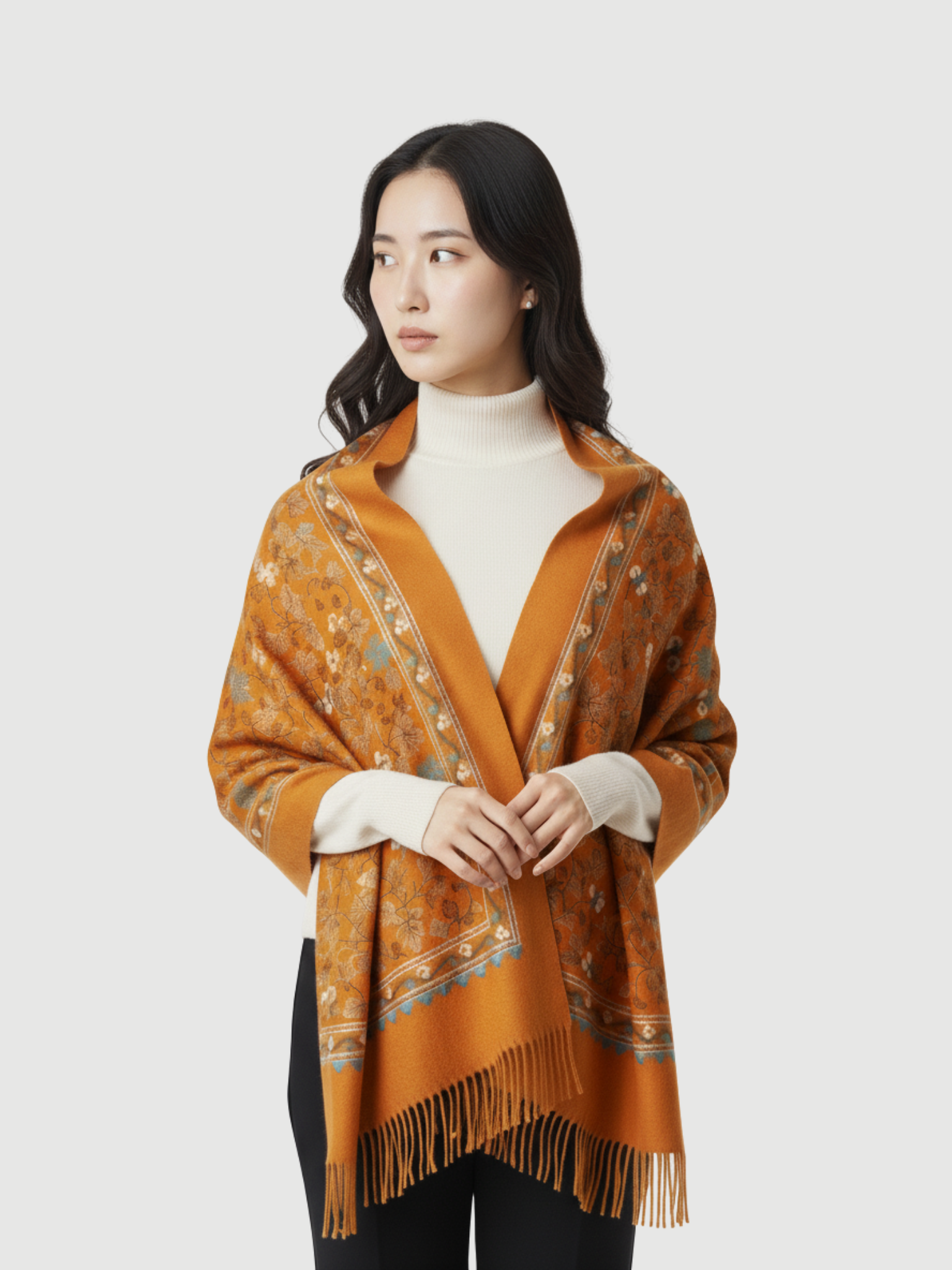 Tokyo Series Cashmere Shawl