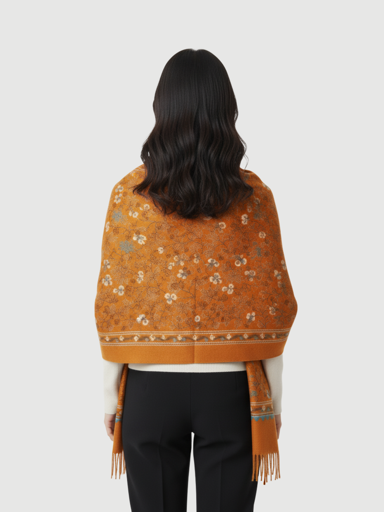 Tokyo Series Cashmere Shawl