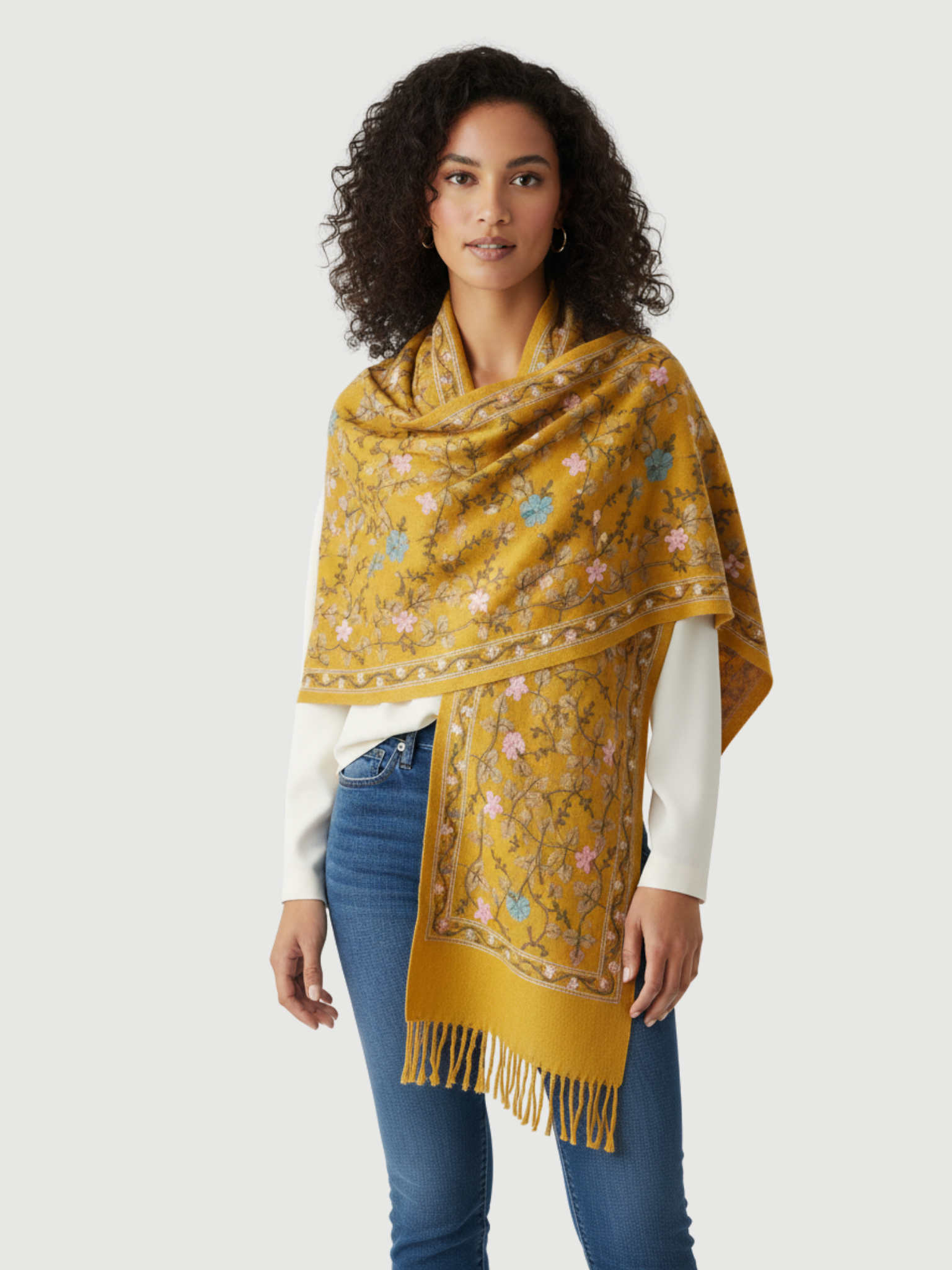 London Series Cashmere Shawl