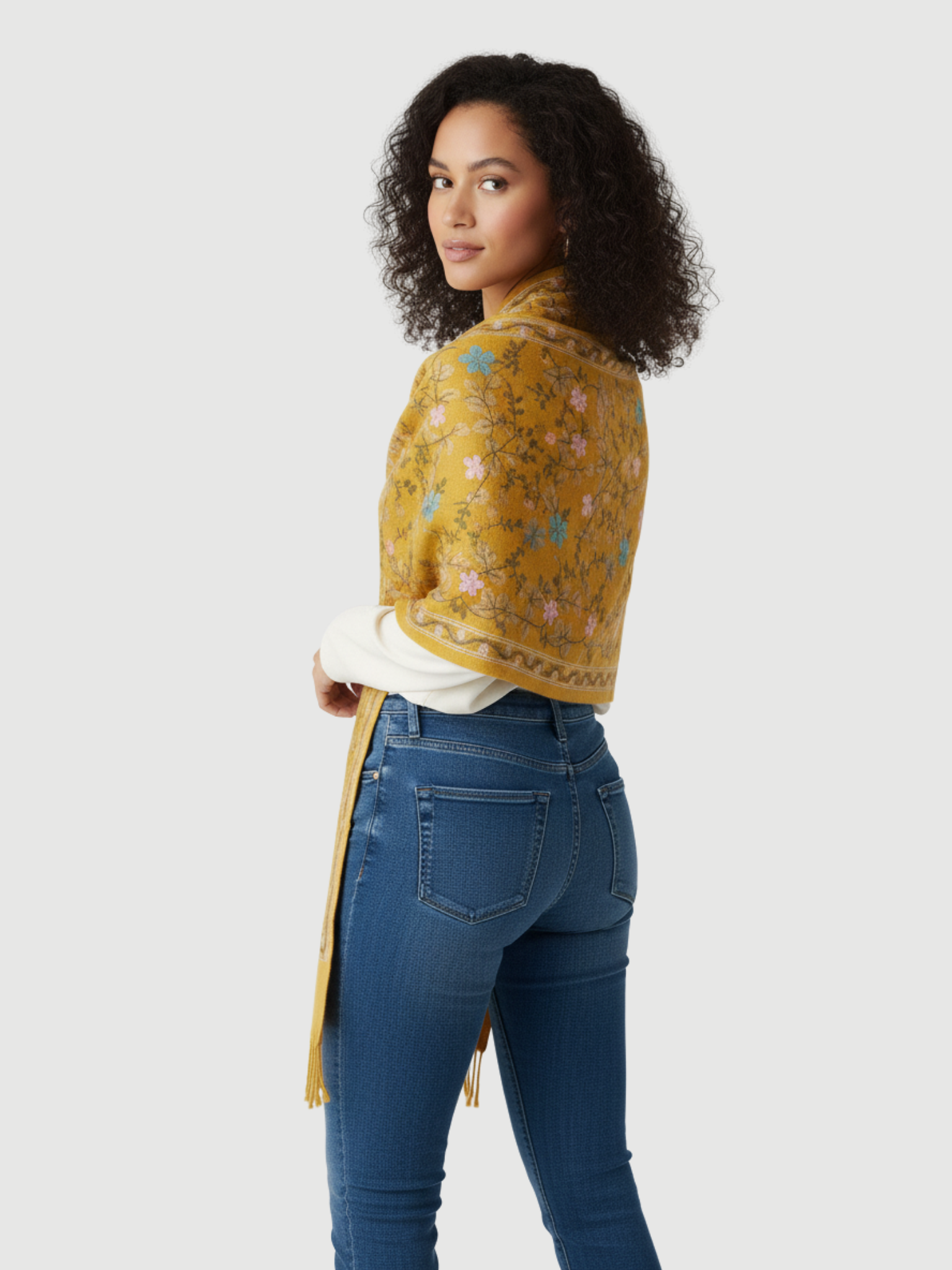 London Series Cashmere Shawl