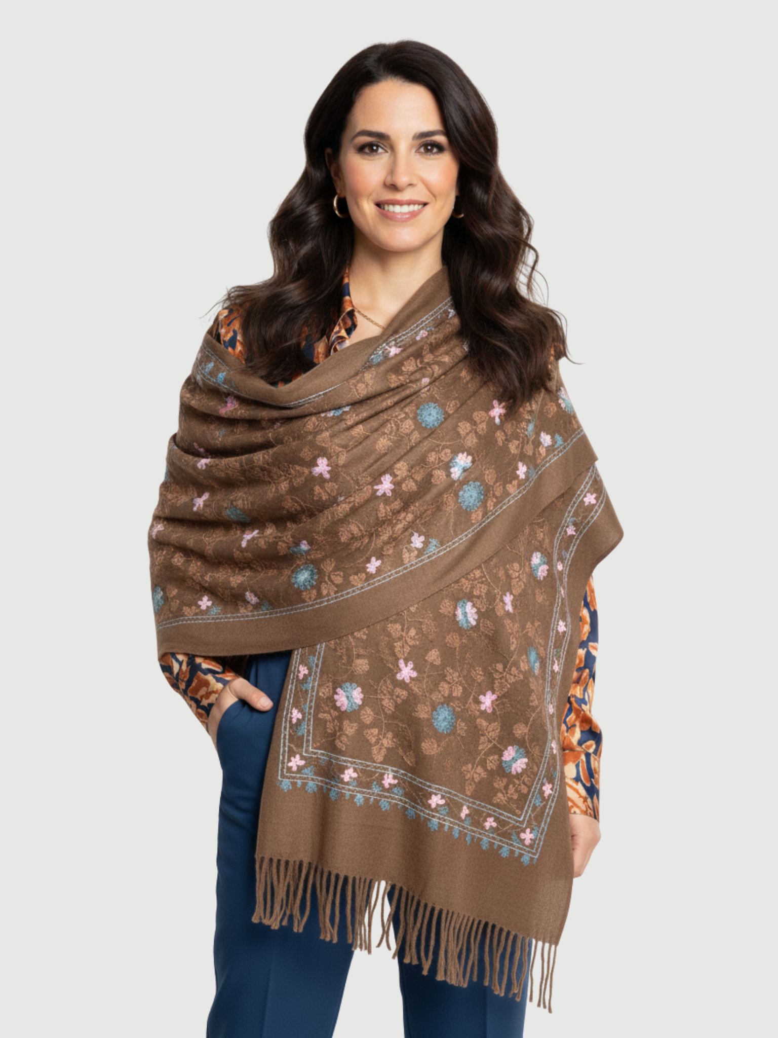 Madrid Series Cashmere Shawl