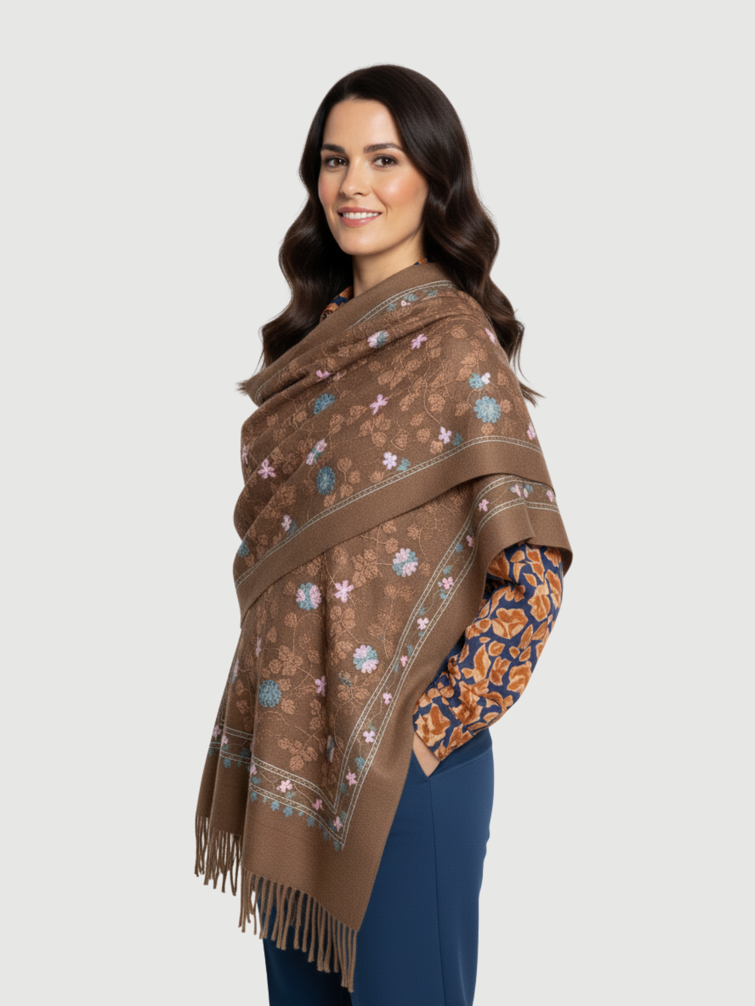 Madrid Series Cashmere Shawl